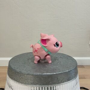 Pink Piggy with Heart Accents